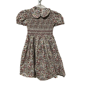 🐼CIR ROMA Floral Girls  Dress with Smocked Detail size 6 Different color